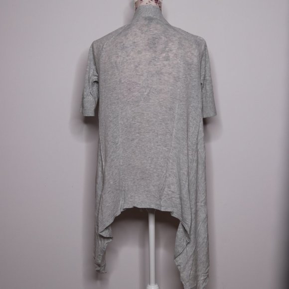 EXPRESS 100% Cotton Waterfall Drape Front Cardigan - Picture 12 of 16